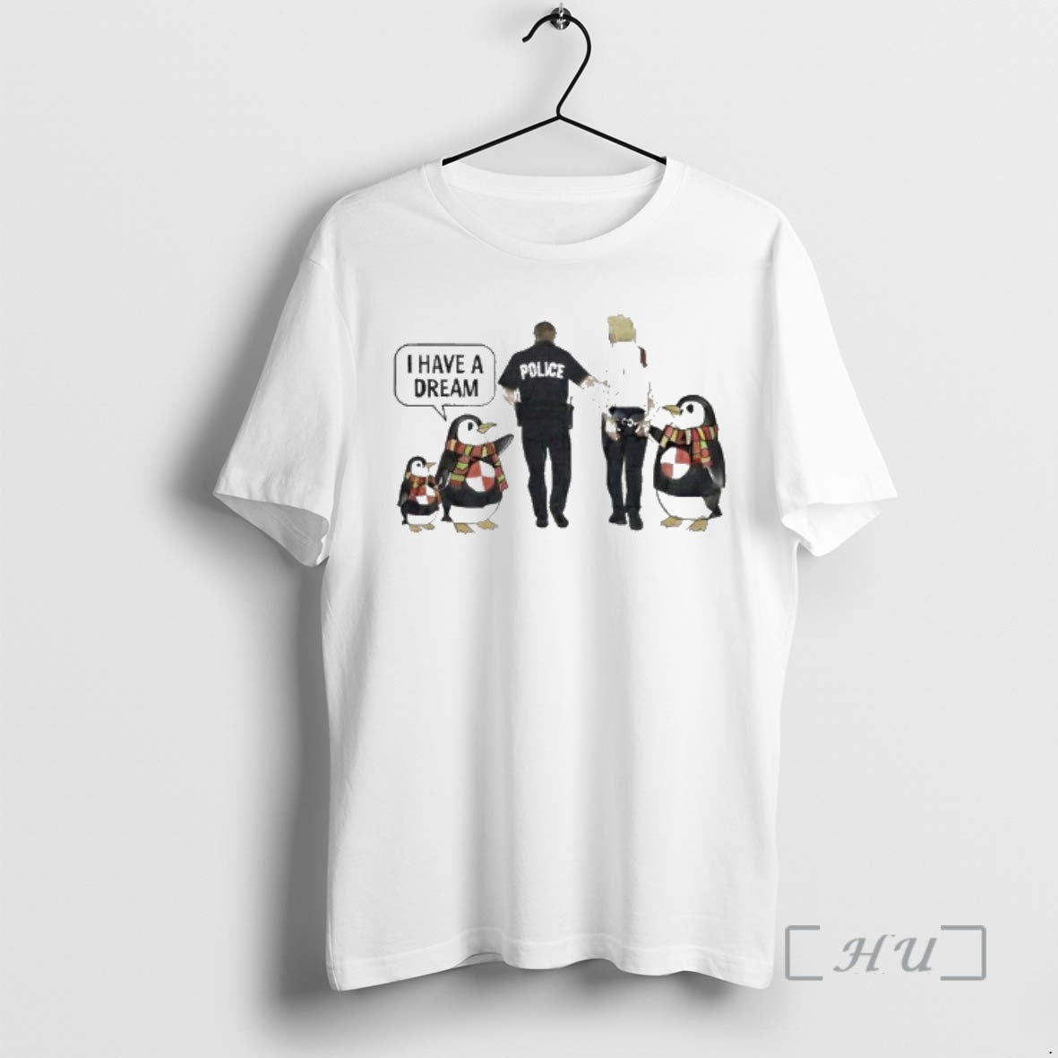 Greenland Penguin Satire I Have A Dream Political Trump - clothing by TeeHivey.com