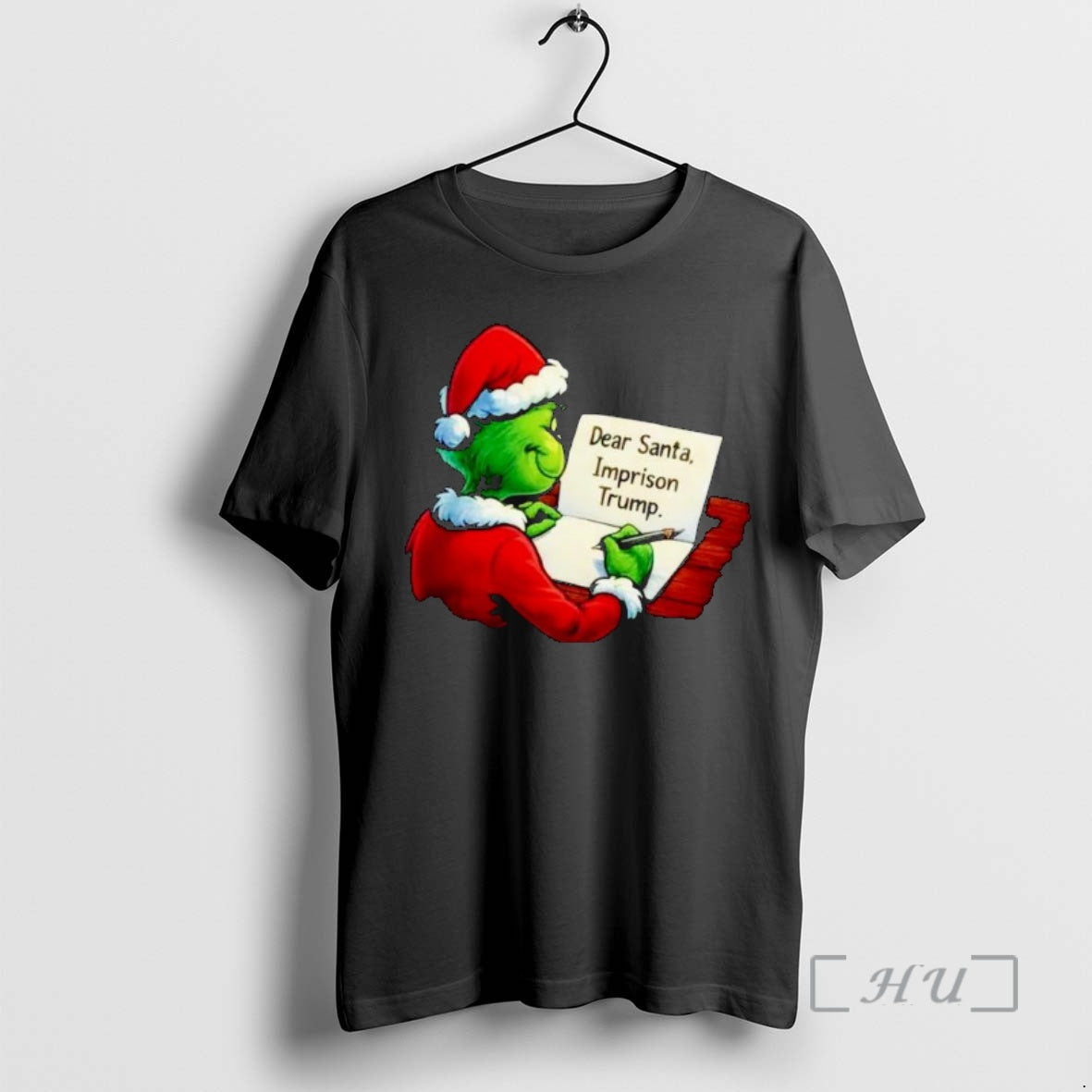 Officials Grinch Dear Santa Imprison Trump Ornaments - clothing by TeeHivey.com