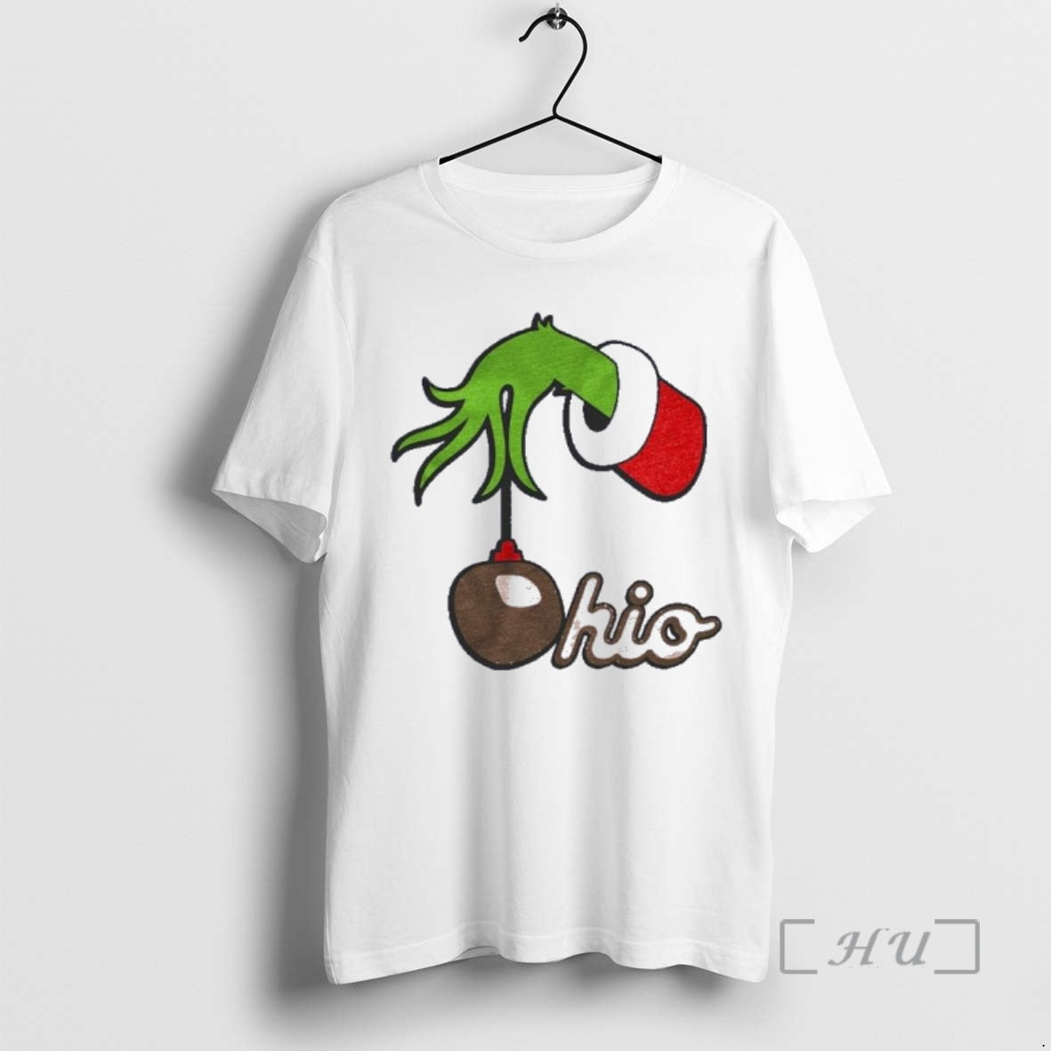 Officials Grinch Hand Holding Ohio - clothing by TeeHivey.com