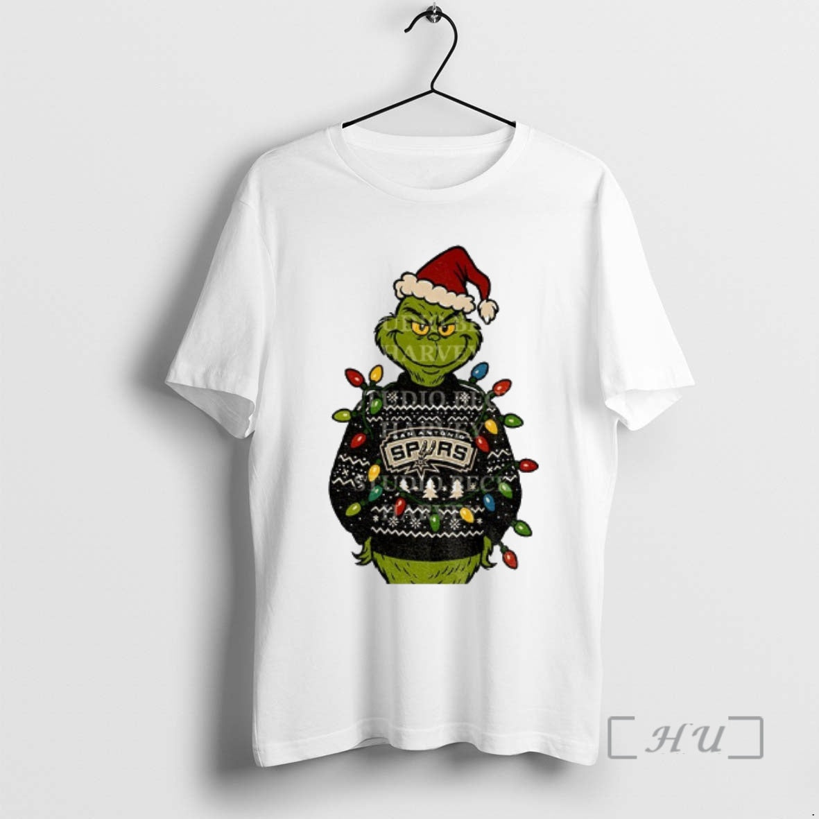 Officials Grinch San Antonio Spurs Nba Basketball Christmas 2025 - clothing by TeeHivey.com