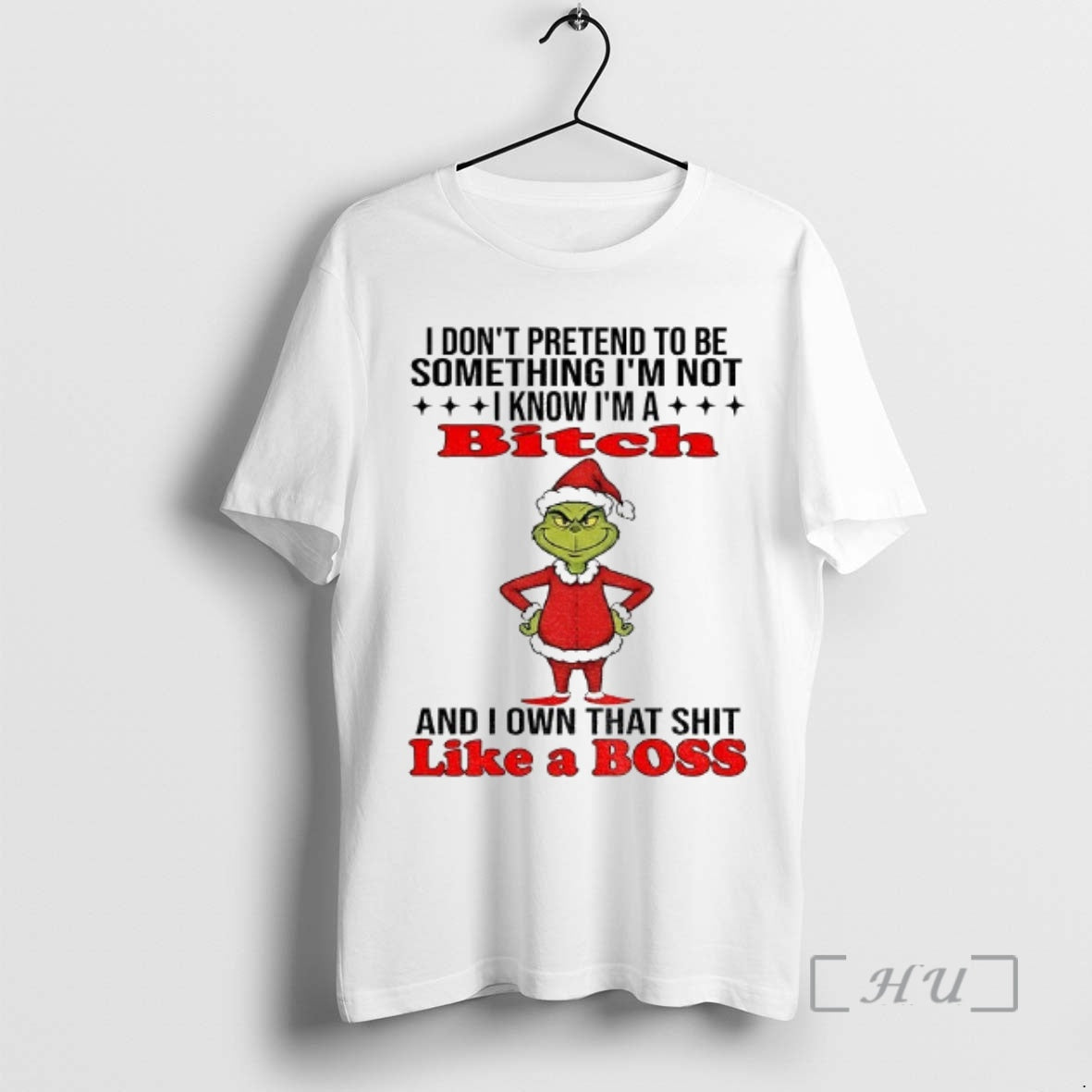 Officials Grinch Santa I Dont Pretend To Be Something Im Not I Know Im - clothing by TeeHivey.com
