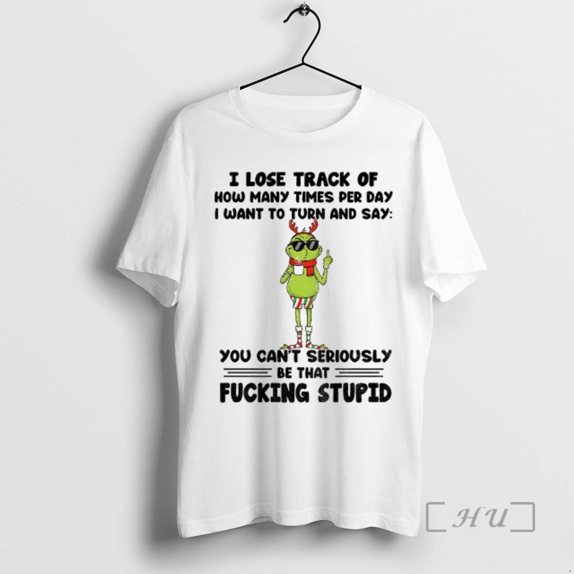 Officials Grinch Santa I Lose Track Of How Many Times Per Day I Want To - clothing by TeeHivey.com