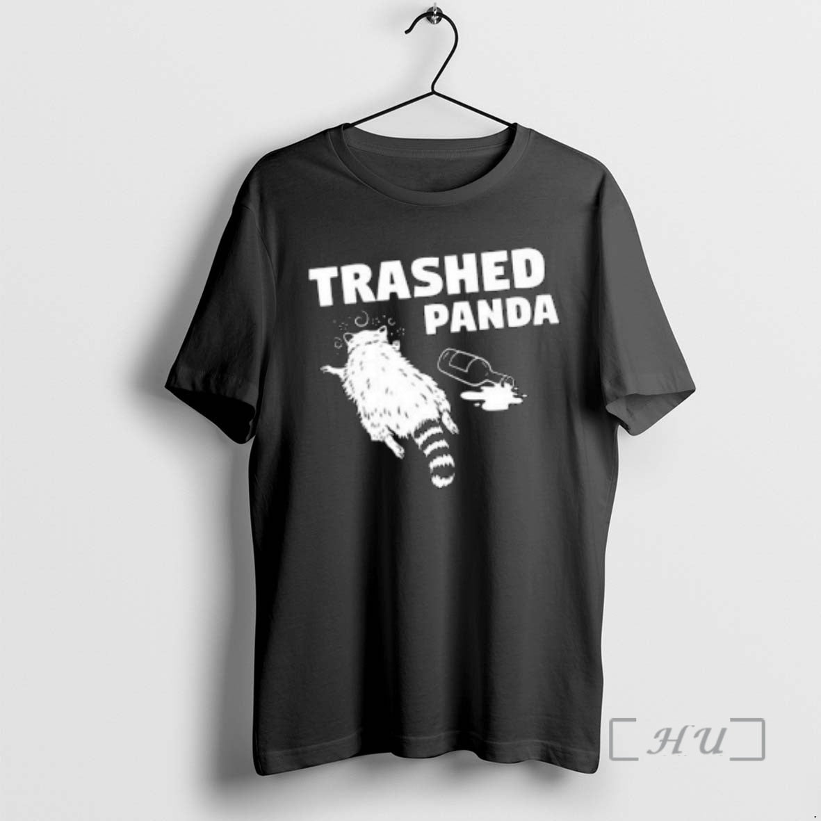 Officials Hanover Drunk Raccoon Trashed Panda Circle Black - clothing by TeeHivey.com