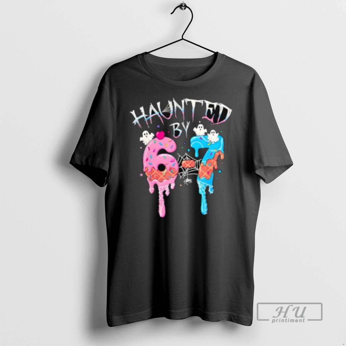 Officials Haunted By 6 7 Halloween Ghost Gen Alpha Meme Ice Cream Drip - clothing by TeeHivey.com