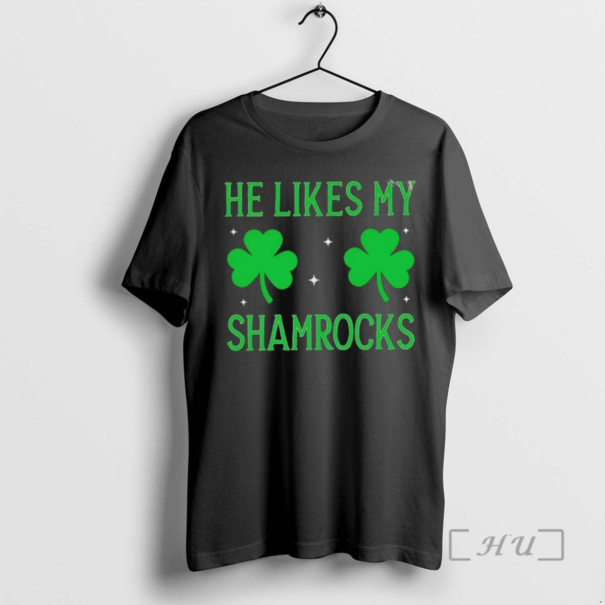 Officials He Likes My Shamrocks Funny Boobs St Patricks Day
