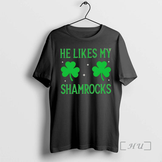 Officials He Likes My Shamrocks Funny Boobs St Patricks Day