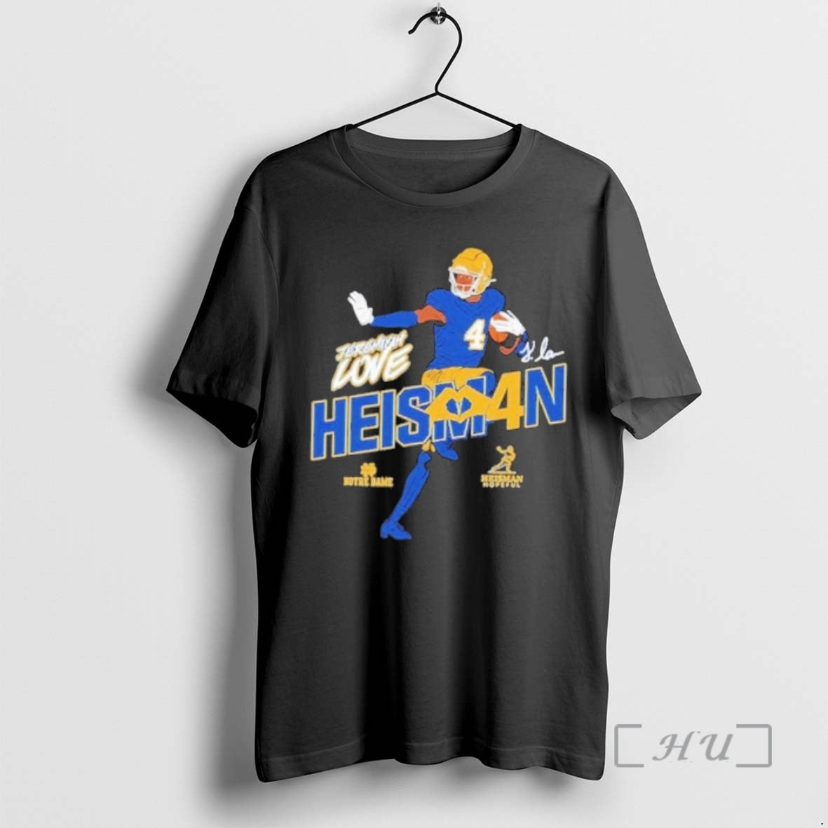 Officials Heisman Stance Jeremiyah Love Notre Dame Fighting Irish - clothing by TeeHivey.com
