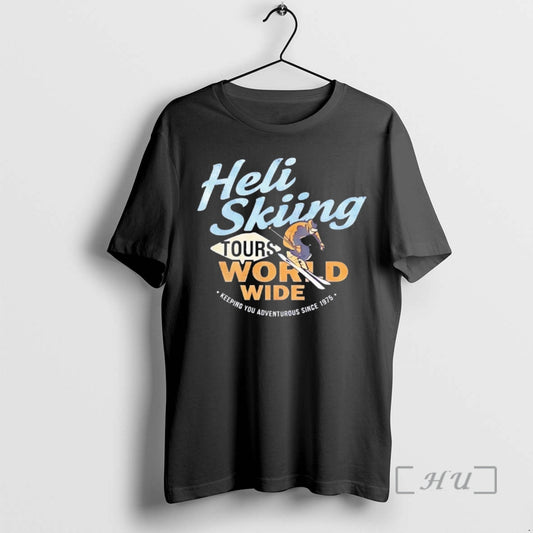 Officials Heli Skiing Tours World Wide 1975 - clothing by TeeHivey.com