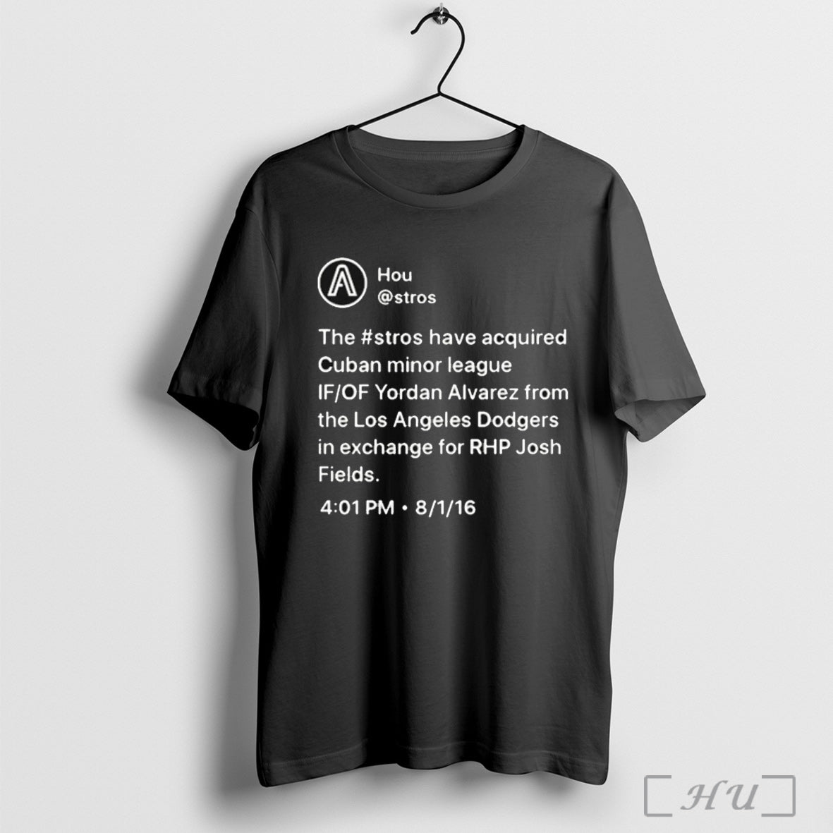 Officials Houston Astros Yordan Alvarez Trade Announcement T Shirt