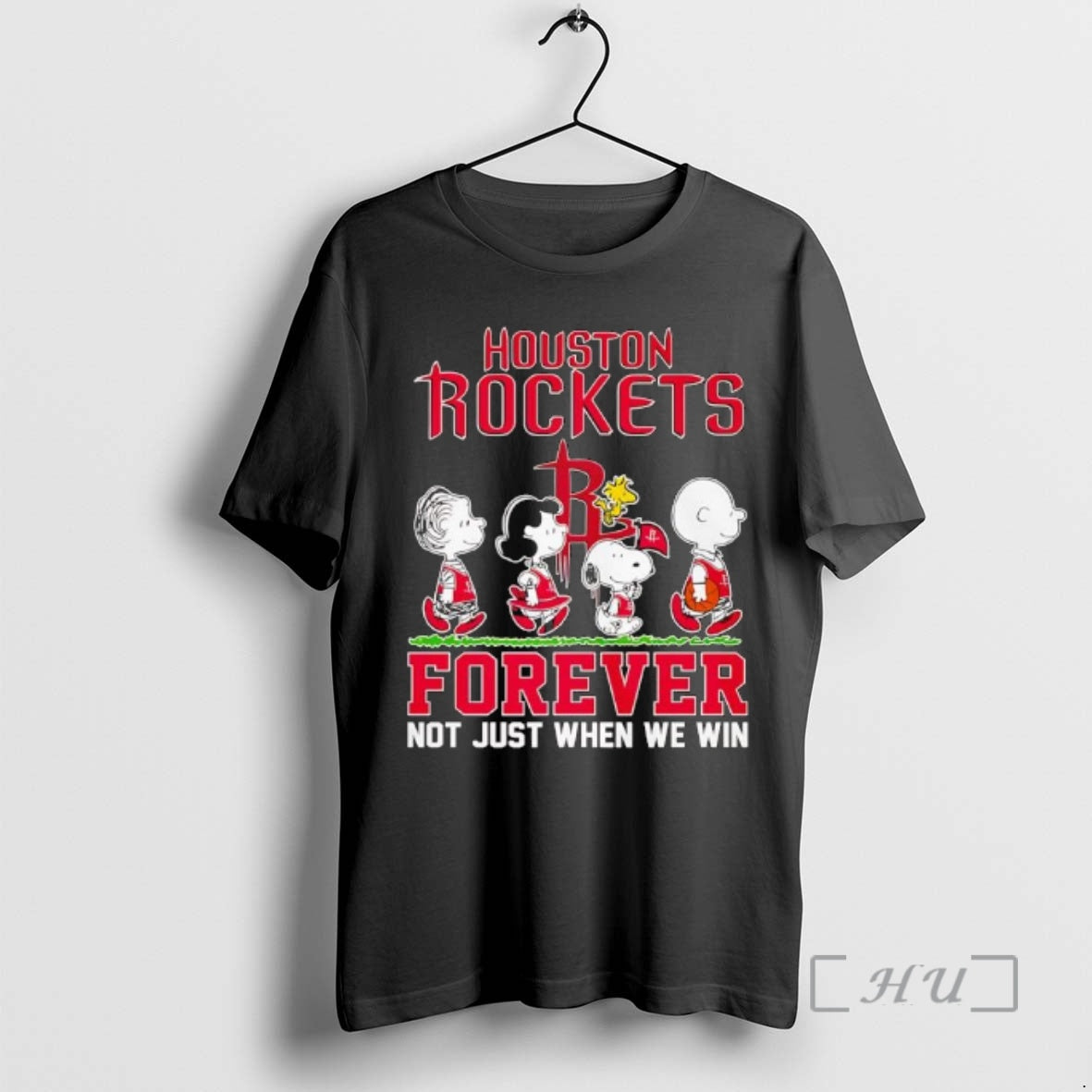 Officials Houston Rockets Forever Not Just When We Win Peanuts Characters Premium T Shirts Sweater - clothing by TeeHivey.com