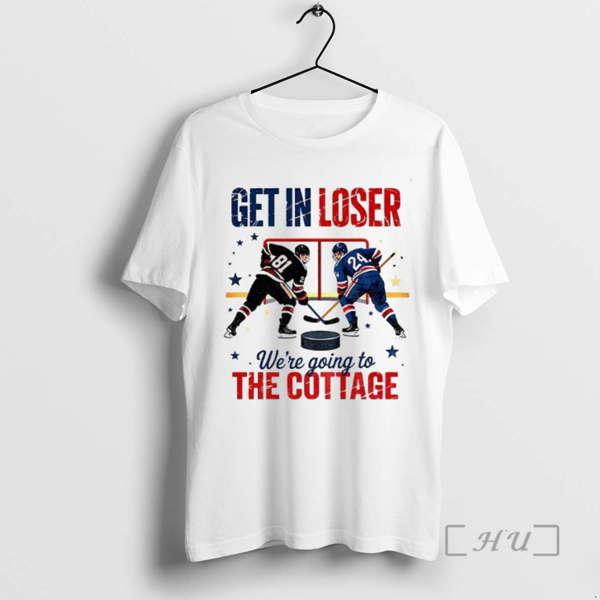 Officials Hudson Williams Connor Storrie Hockey Get In Loser Were Going To The Cottage Premium - clothing by TeeHivey.com