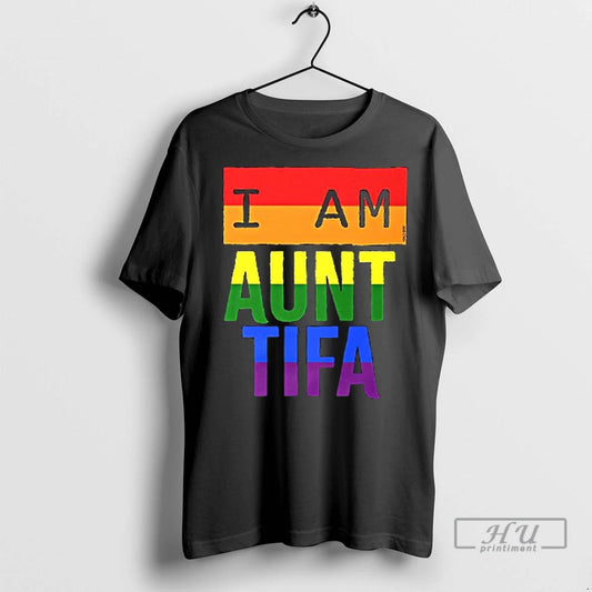 Officials I Am Aunt Tifa Lgbtq T Shirt