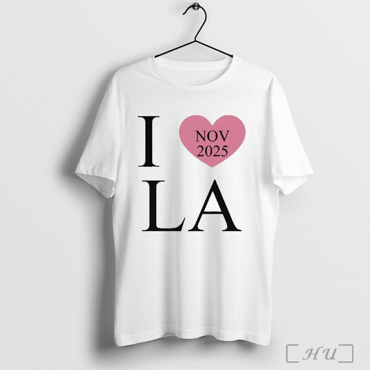 Officials I Love La Nov 2025 T Shirt