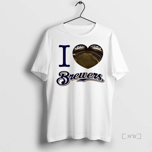 Officials I Love Milwaukee Brewers Mlb Heart - clothing by TeeHivey.com