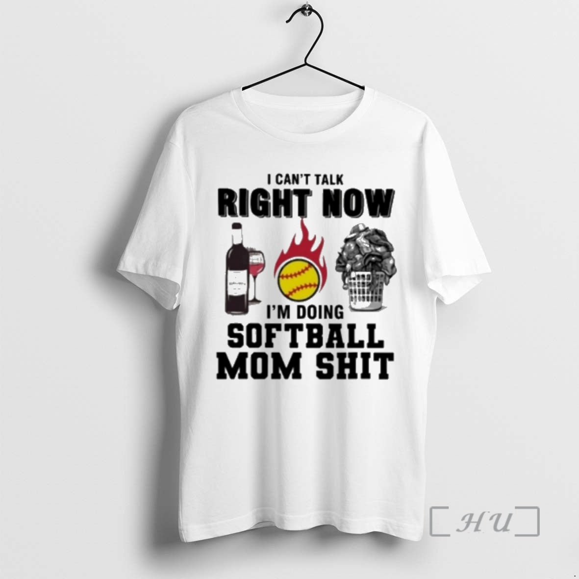 Officials I Cant Talk Right Now Im Doing Softball Mom Shit Premium T Shirts Sweater
