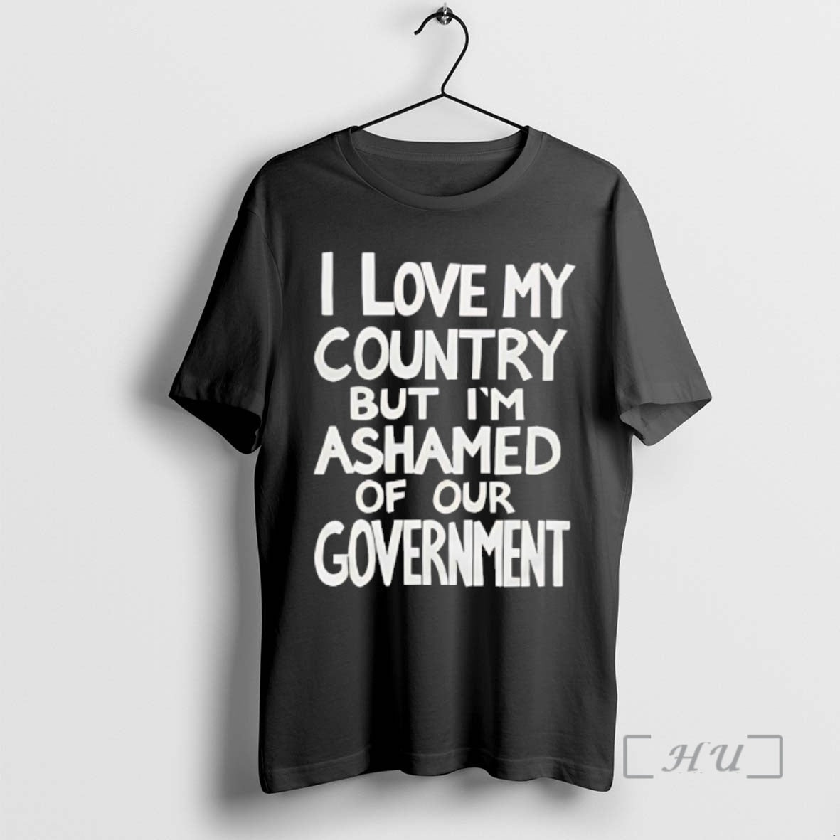 Officials I Love My Country But Im Ashamed Of Our Government Phrase Premium T Shirts