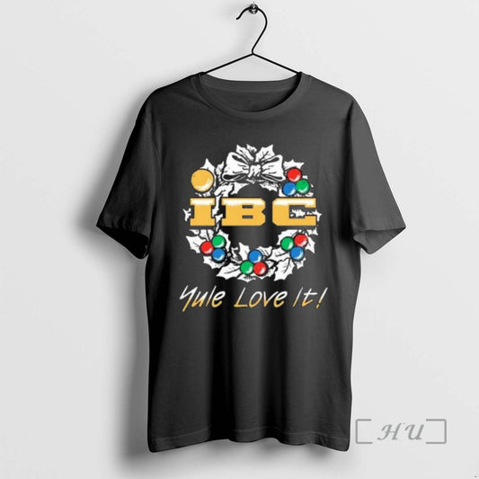 Officials Ibc Yule Love It Merry Christmas Circle Black - clothing by TeeHivey.com