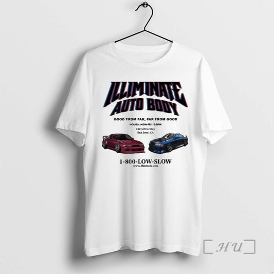 Officials Illiminate Auto Body Good From Far Far From Good - clothing by TeeHivey.com