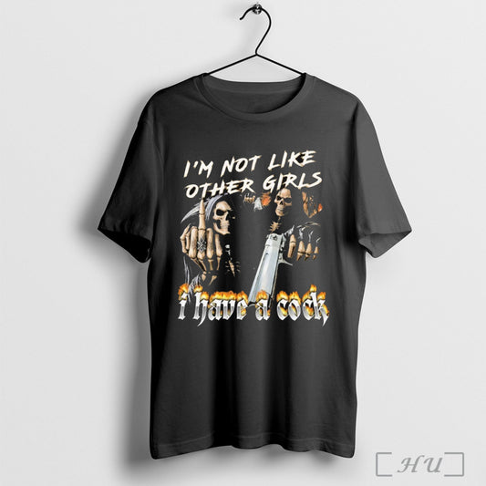Officials Im Not Like Other Girls I Have A Cock Grim Reaper Middle Fingers