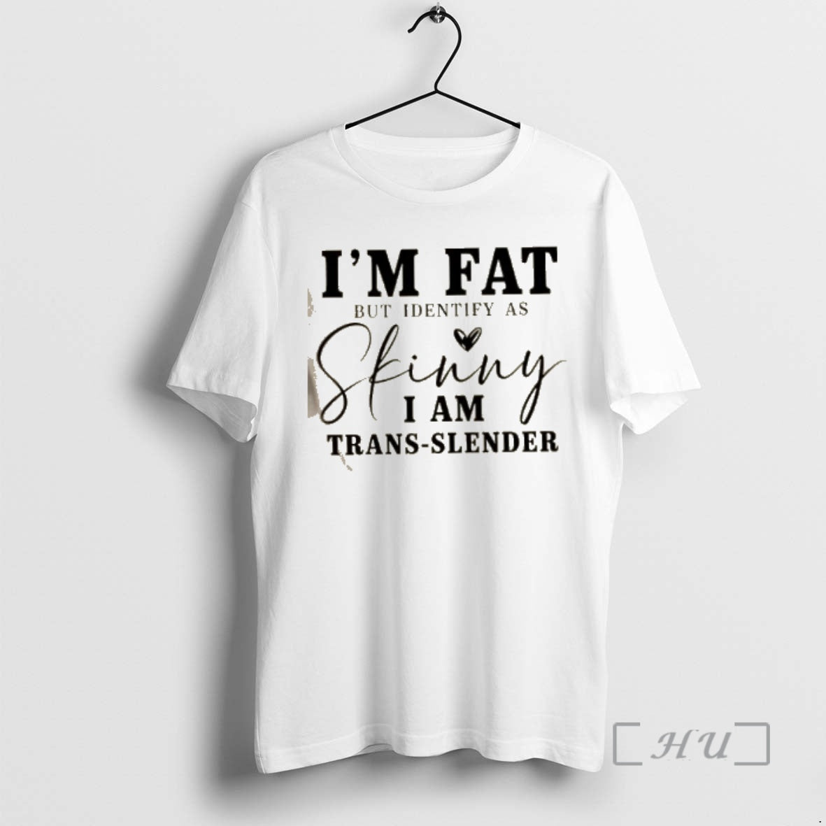Officials Im Fat But I Identify As Skinny I Am Trans Slender Premium T Shirts - clothing by TeeHivey.com