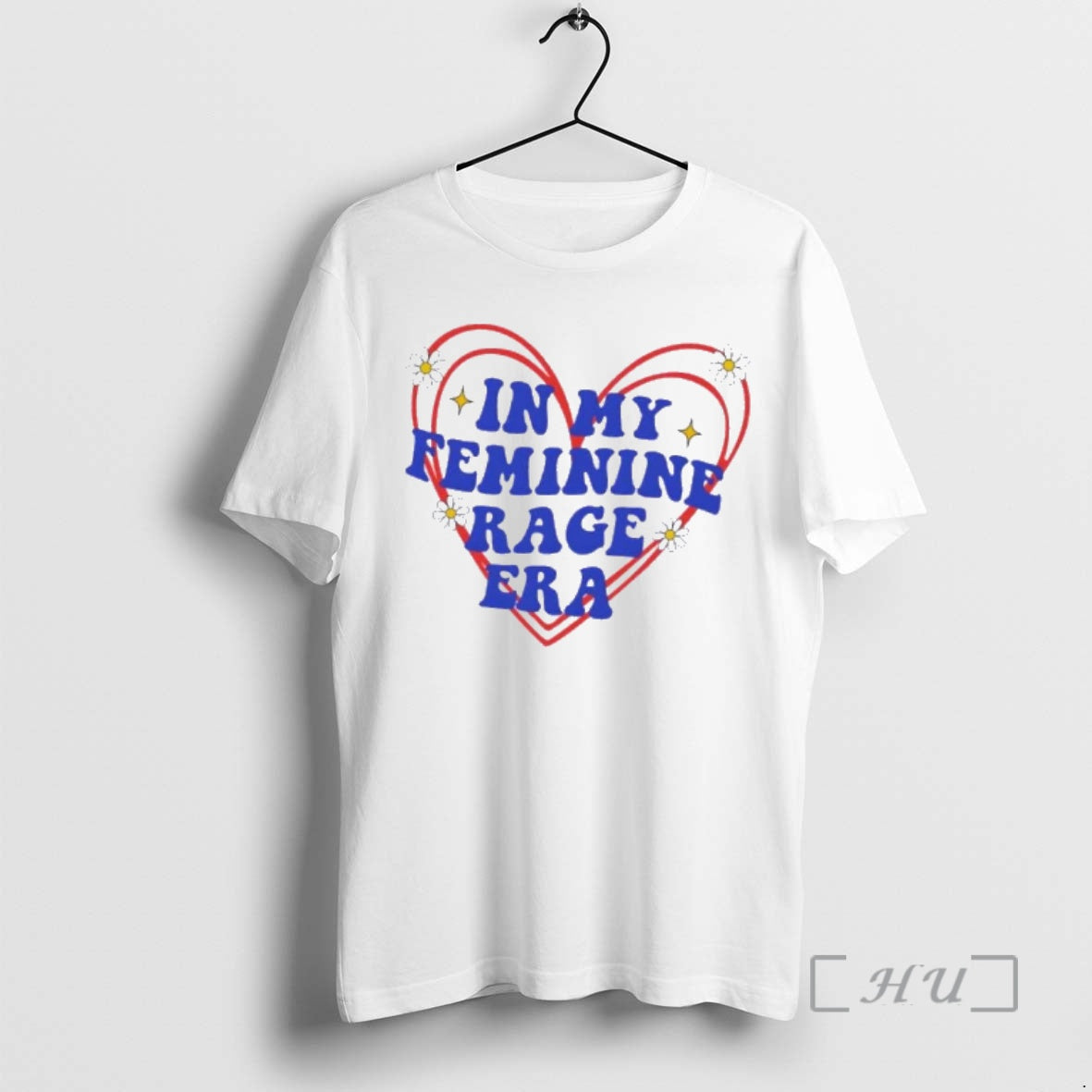 Officials In My Feminine Rage Era Hearts Flower - clothing by TeeHivey.com