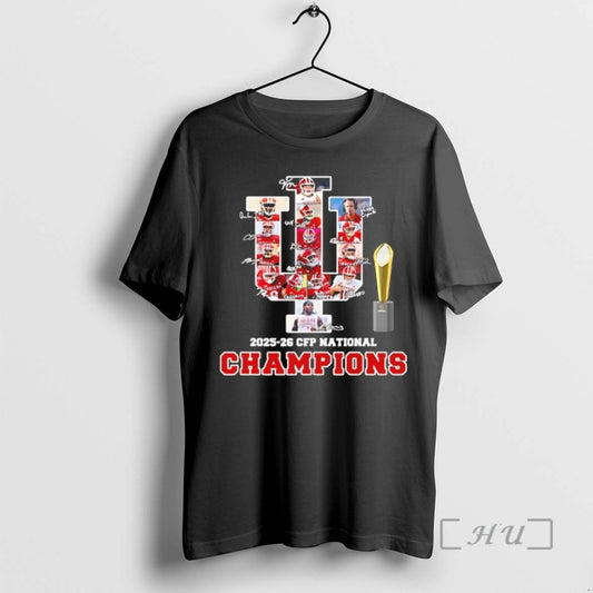 Officials Indiana Football Players Signatures 2025 26 Cfp National Champions - clothing by TeeHivey.com