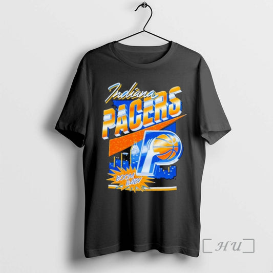 Officials Indiana Pacers Basketball Boom Baby City Skyline Graphic