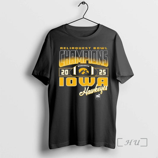Officials Iowa Hawkeyes 2025 Reliaquest Bowl Champions Logo - clothing by TeeHivey.com