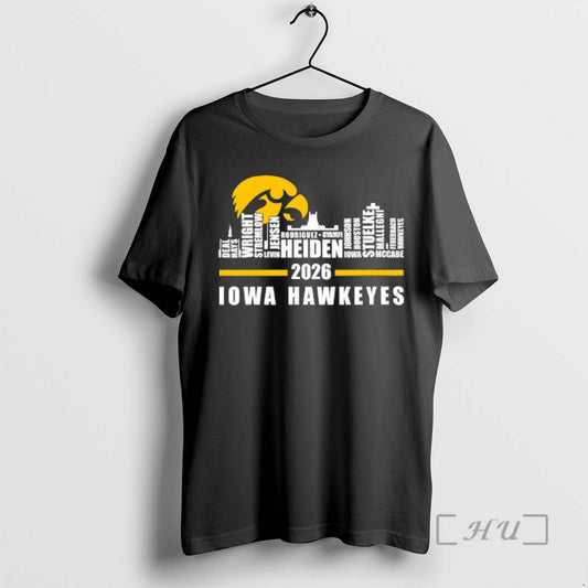 Officials Iowa Hawkeyes 2026 Names Of Several Players - clothing by TeeHivey.com