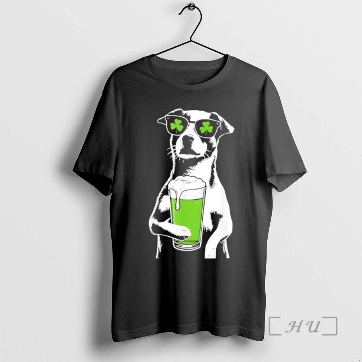 Officials Irish Dog Drinking Beer St Patrick Day