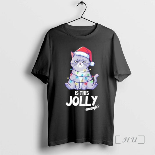 Officials Is This Jolly Enough Christmas Cat Xmas - clothing by TeeHivey.com