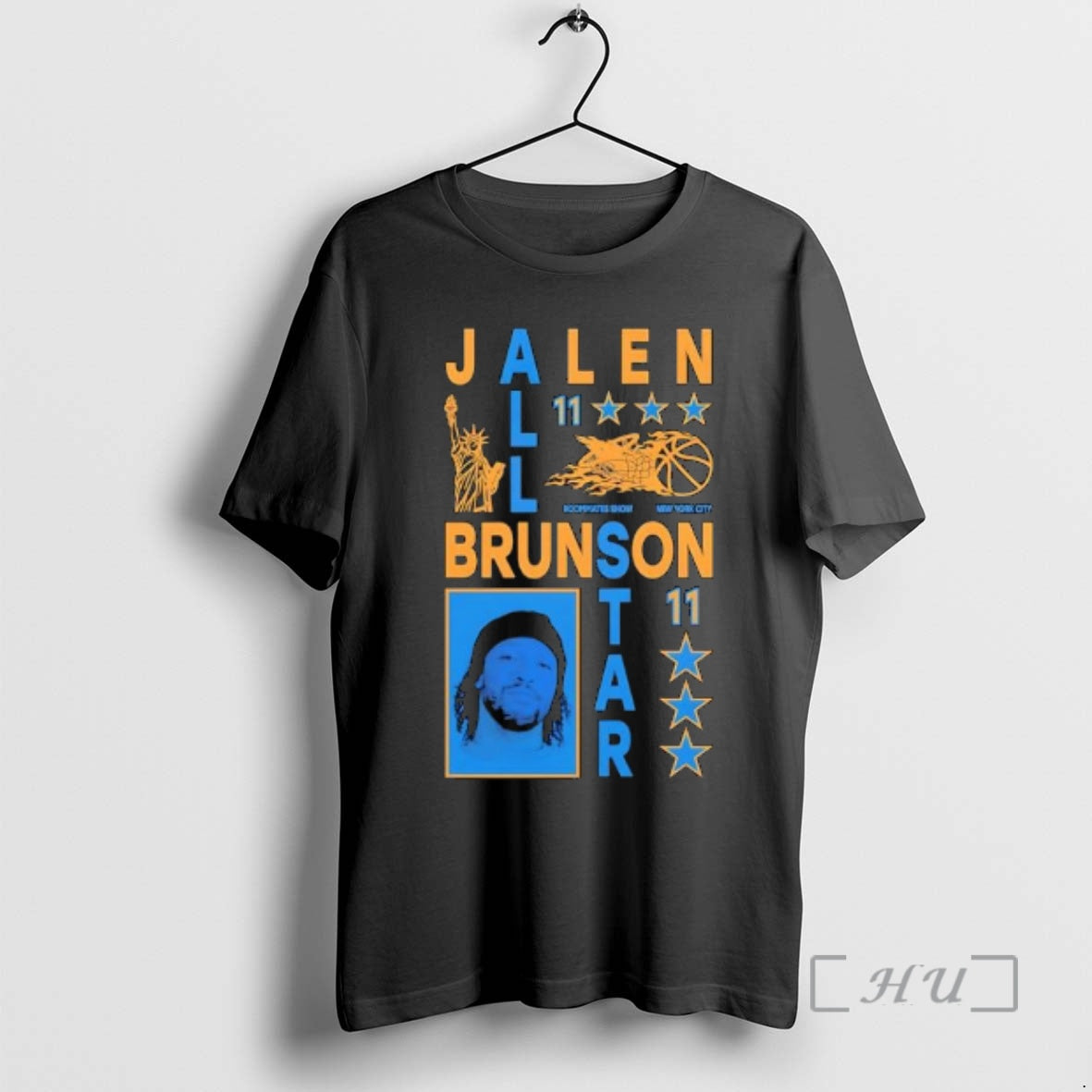 Officials Jalen Brunson 11 New York Team Star Graphic - clothing by TeeHivey.com