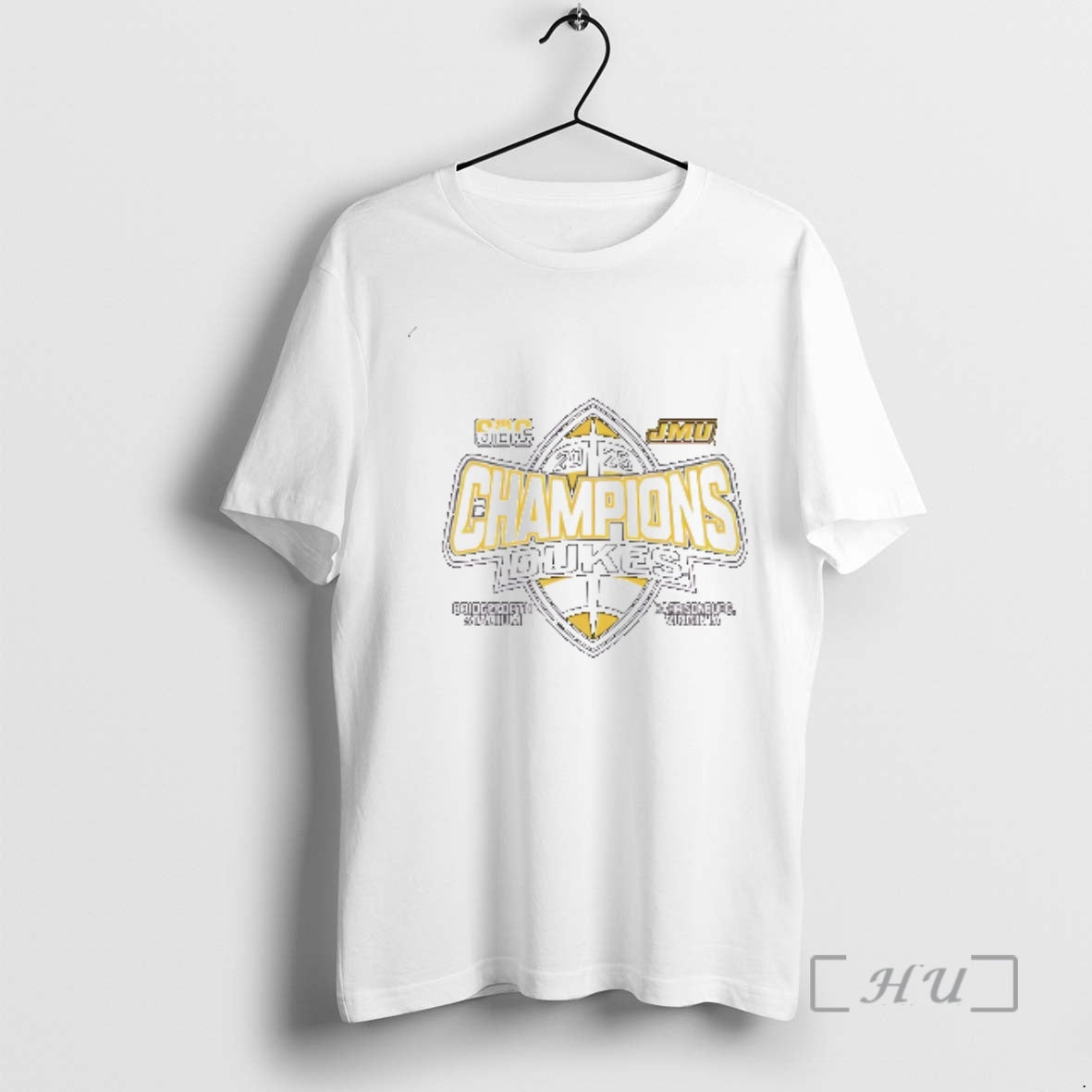 Officials James Madison Dukes Blue Sun Belt Football Champions 2025 - clothing by TeeHivey.com
