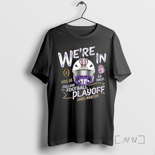 Officials James Madison Dukes Cfp College Football Playoff 2025 26 Logo Premium T Shirts Sweater - clothing by TeeHivey.com