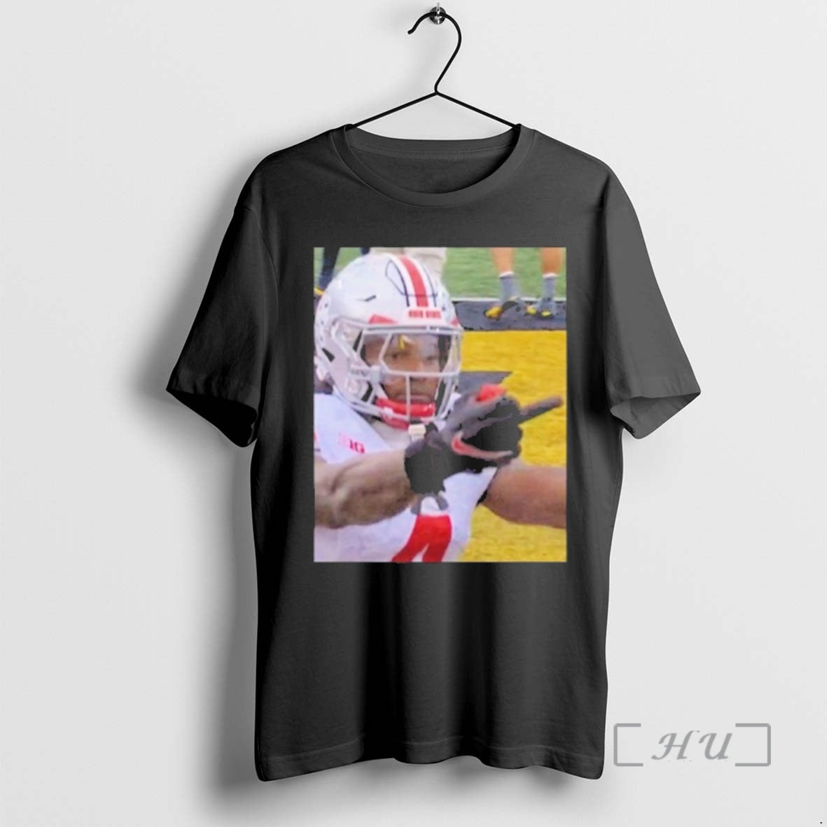 Officials Jeremiah Smith Flips Off Michigan Fan Football - clothing by TeeHivey.com