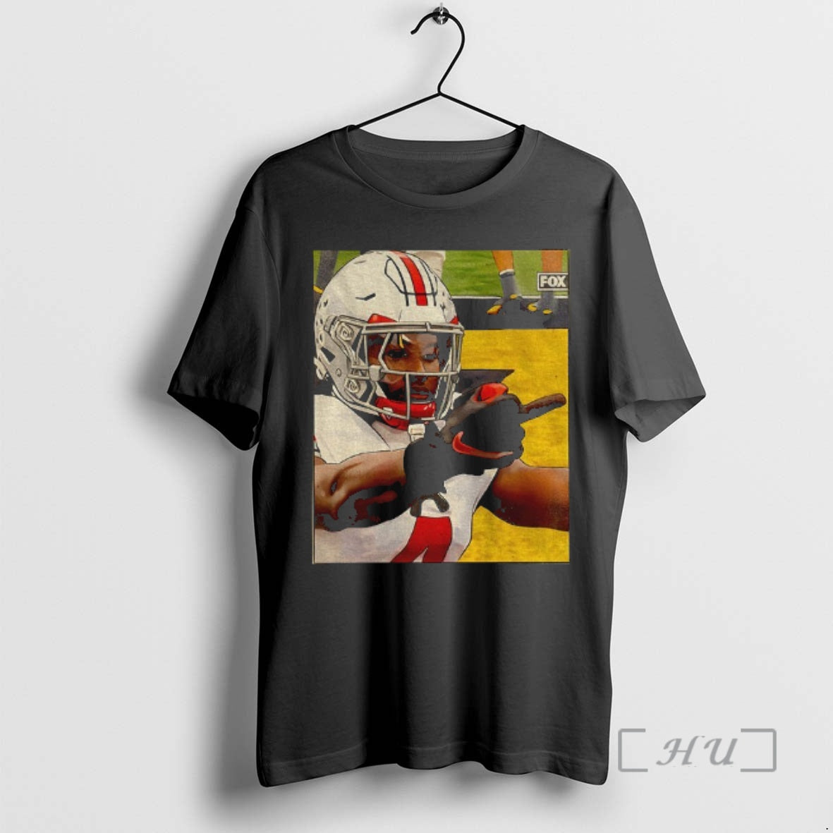Officials Jeremiah Smith Middle Finger Michigan Fan Photo - clothing by TeeHivey.com