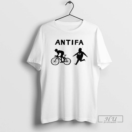Officials Jesse Duquette Antifa Biker Ice Funny Political T Shirt