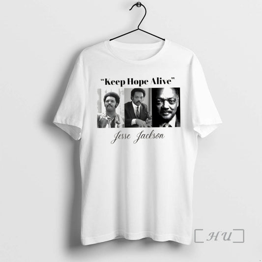 Officials Jesse Jackson Keep Hope Alive Graphic Vintage