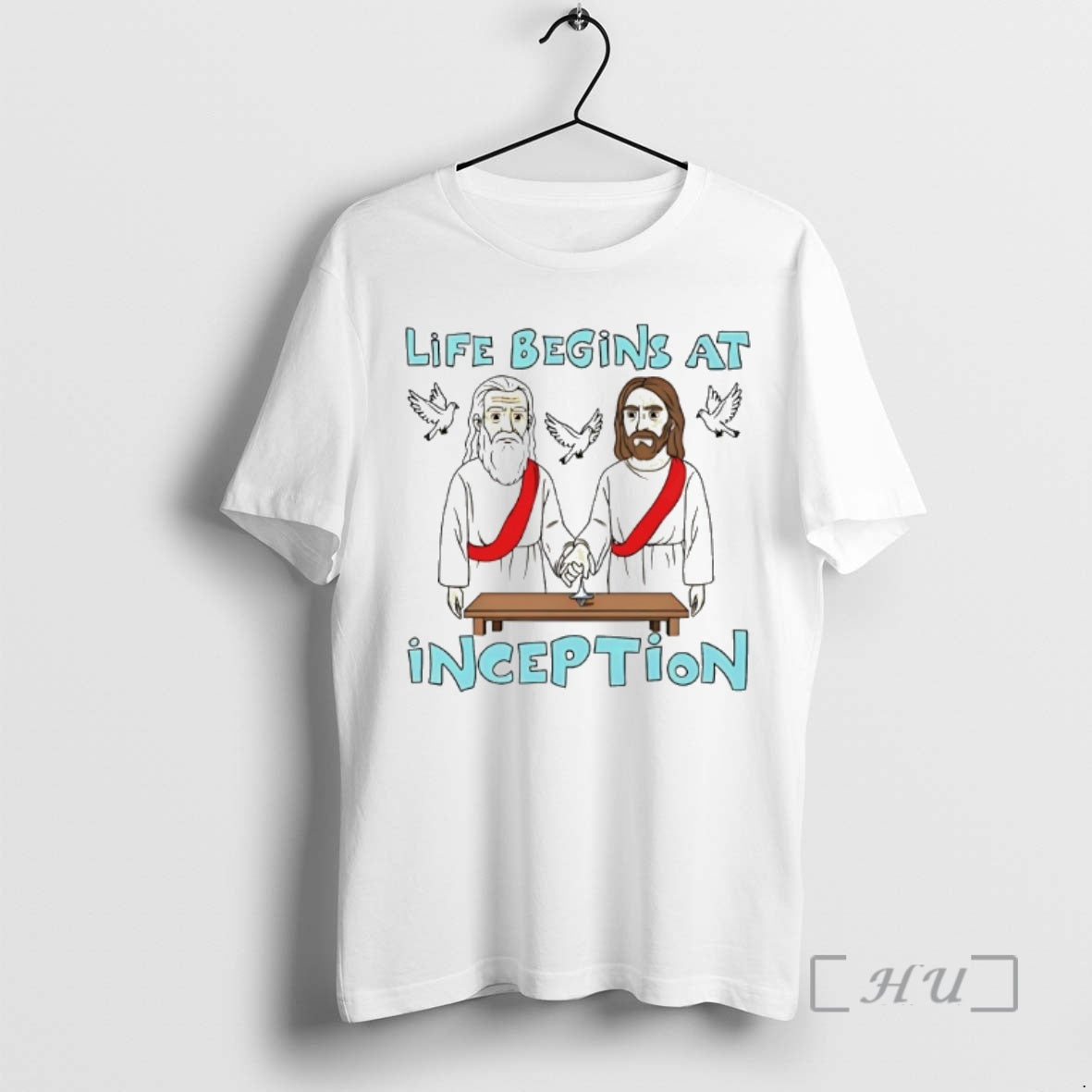 Officials Jesus Life Begins At Conception - clothing by TeeHivey.com