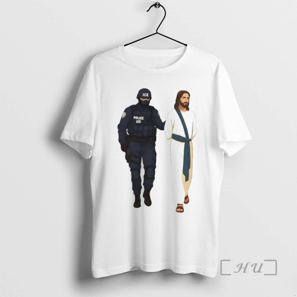 Officials Jesus Arrest Parody Abolish Ice Progressive Political Protest - clothing by TeeHivey.com