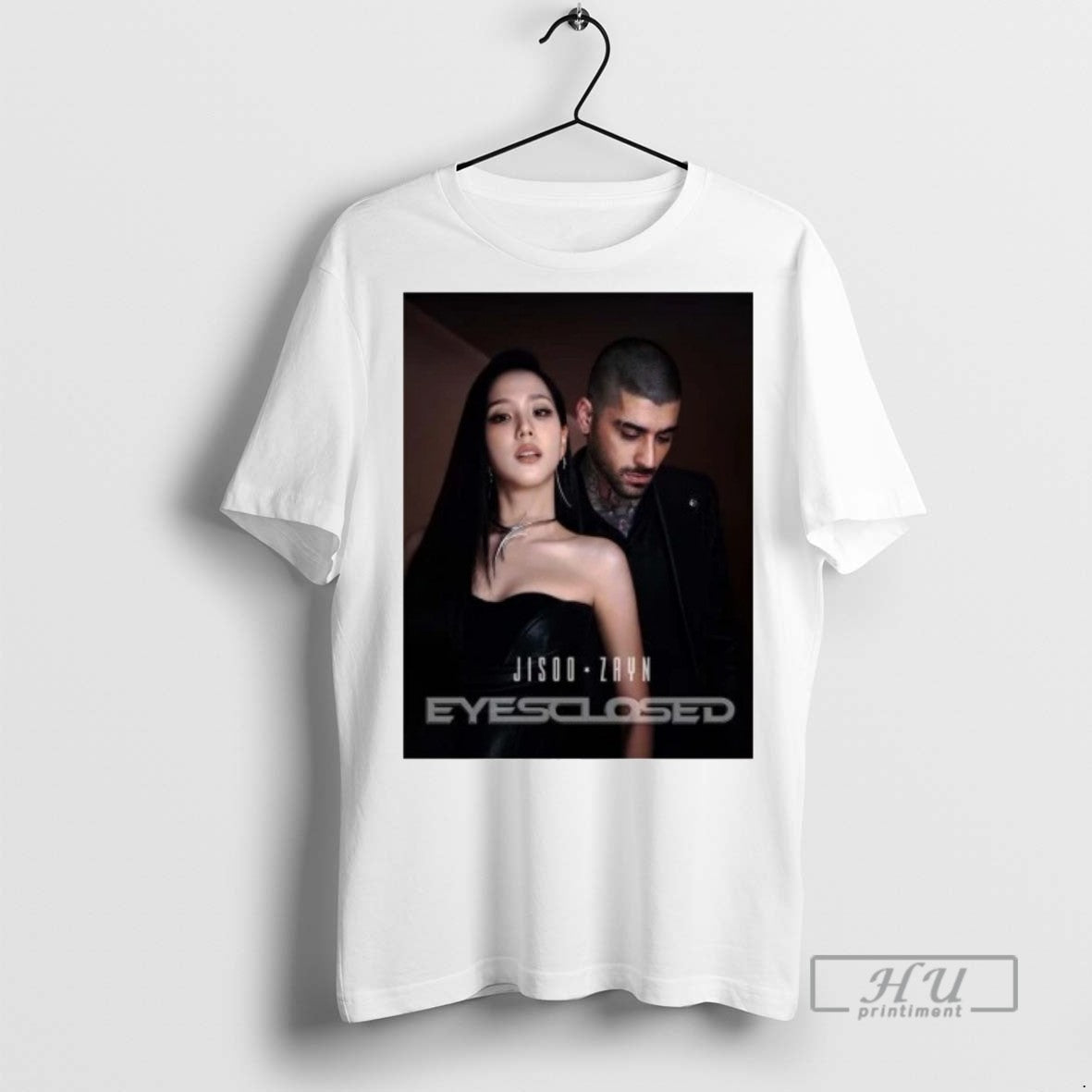 Officials Jisoo And Zayn Eyes Closed Single Out On October 10 2025 T Shirts - clothing by TeeHivey.com