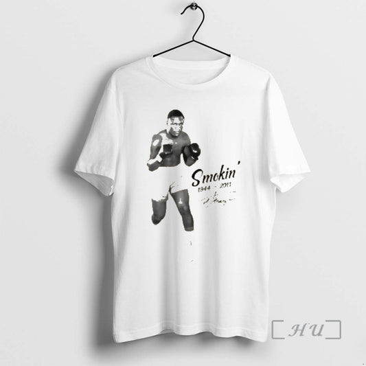 Officials Joe Frazier Smokin 1944 2011 Signature - clothing by TeeHivey.com