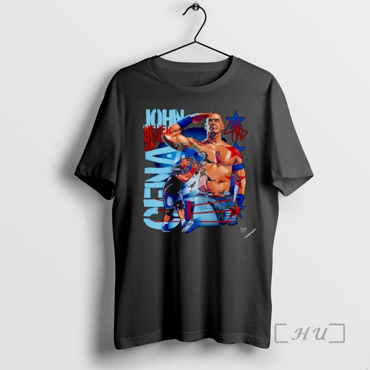 Officials John Cena Never Give Up Salute Signature Christmas - clothing by TeeHivey.com