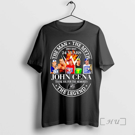 Officials John Cena The Man The Myth The Legend Thank You For The Memories 24 - clothing by TeeHivey.com