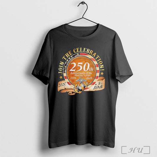 Officials Join The Celebration 250th Anniversary Of The Marine Corps 1775 2025 T Shirt