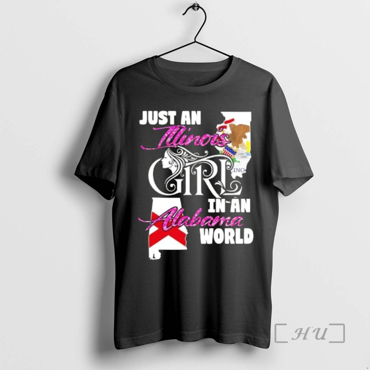 Officials Just An Illinois Girl In A Alabama World - clothing by TeeHivey.com
