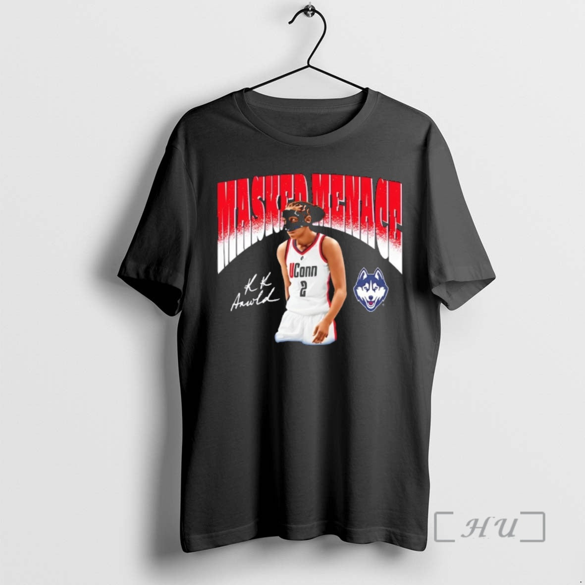 Officials Kk Arnold Uconn Huskies Basketball Masked Menace Signature