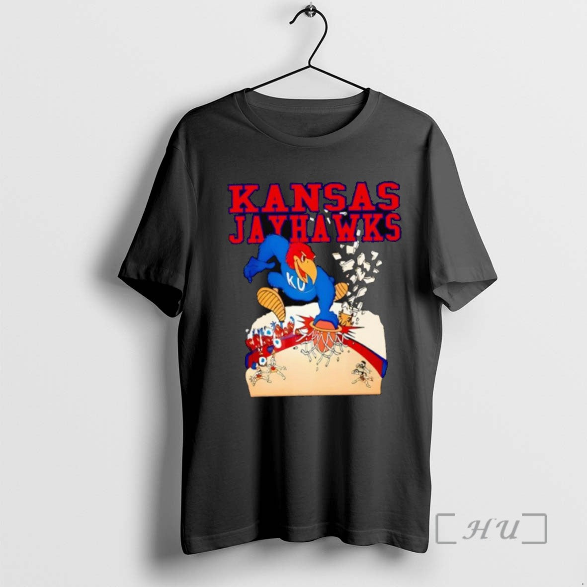 Officials Kansas Jayhawks Slam Dunk - clothing by TeeHivey.com
