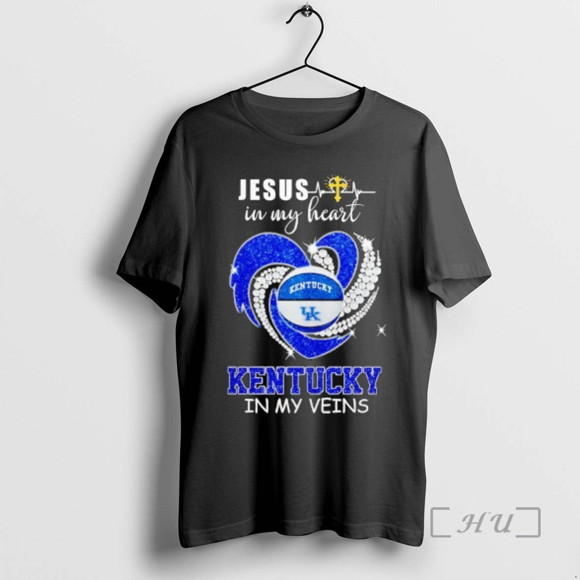 Officials Kentucky Wildcats In My Veins Jesus In My Heart - clothing by TeeHivey.com