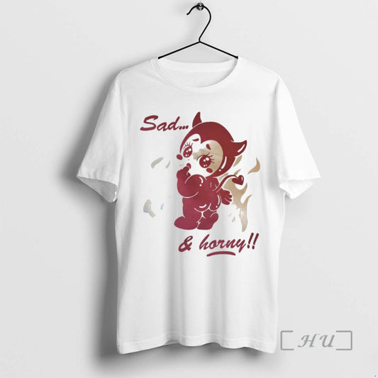 Officials Kewpie Baby Devil Cupid Love Sad And Horny Valentines Day Premium T Shirts Sweater - clothing by TeeHivey.com